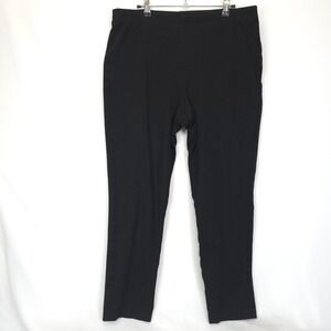 Karen Kane Pants Women XL Black Pull On Straight Leg Stretch Casual Work USA